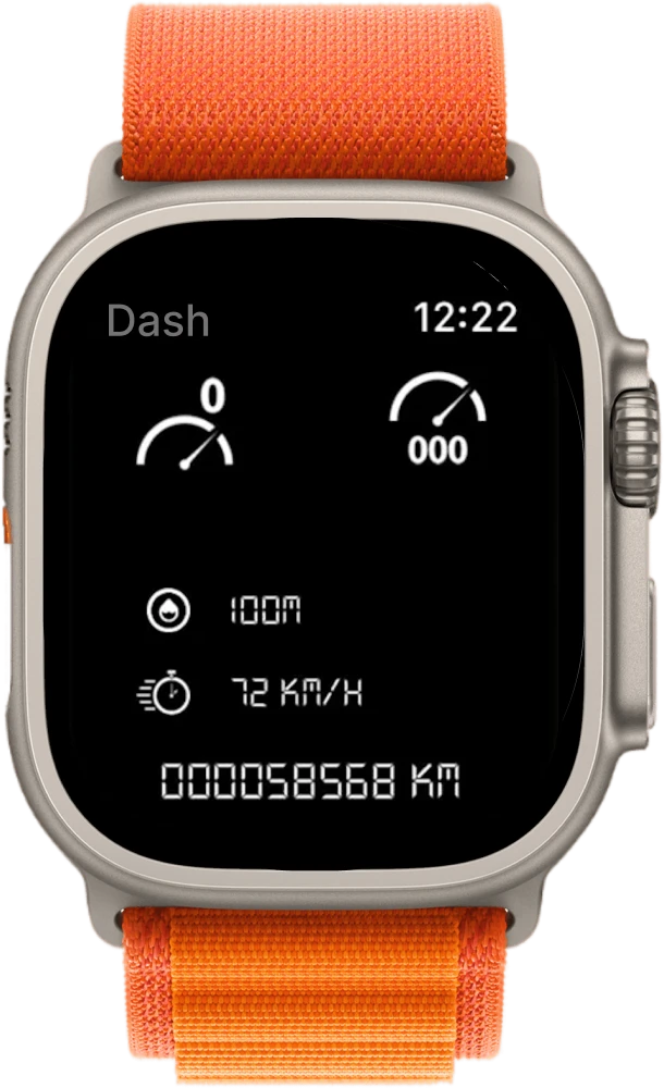 Dash for Apple Watch app screenshot.