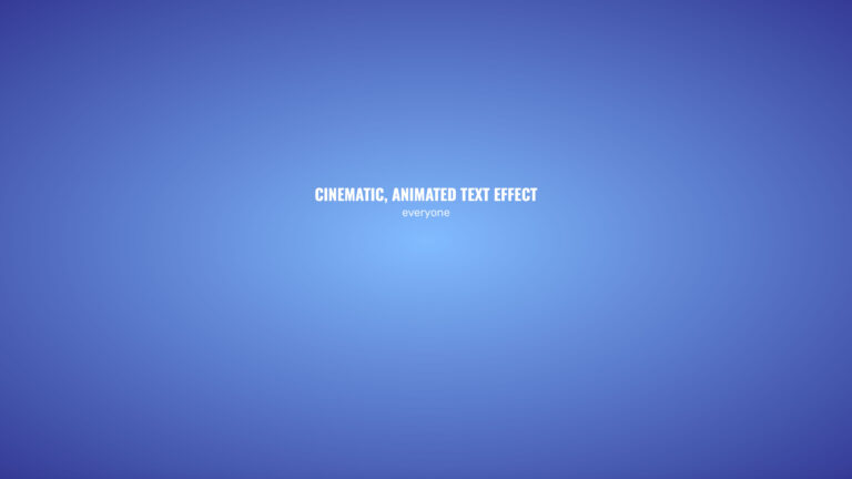 Cinema Intro
