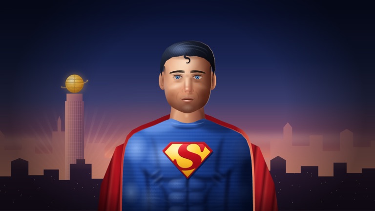 Superman, renderizzato