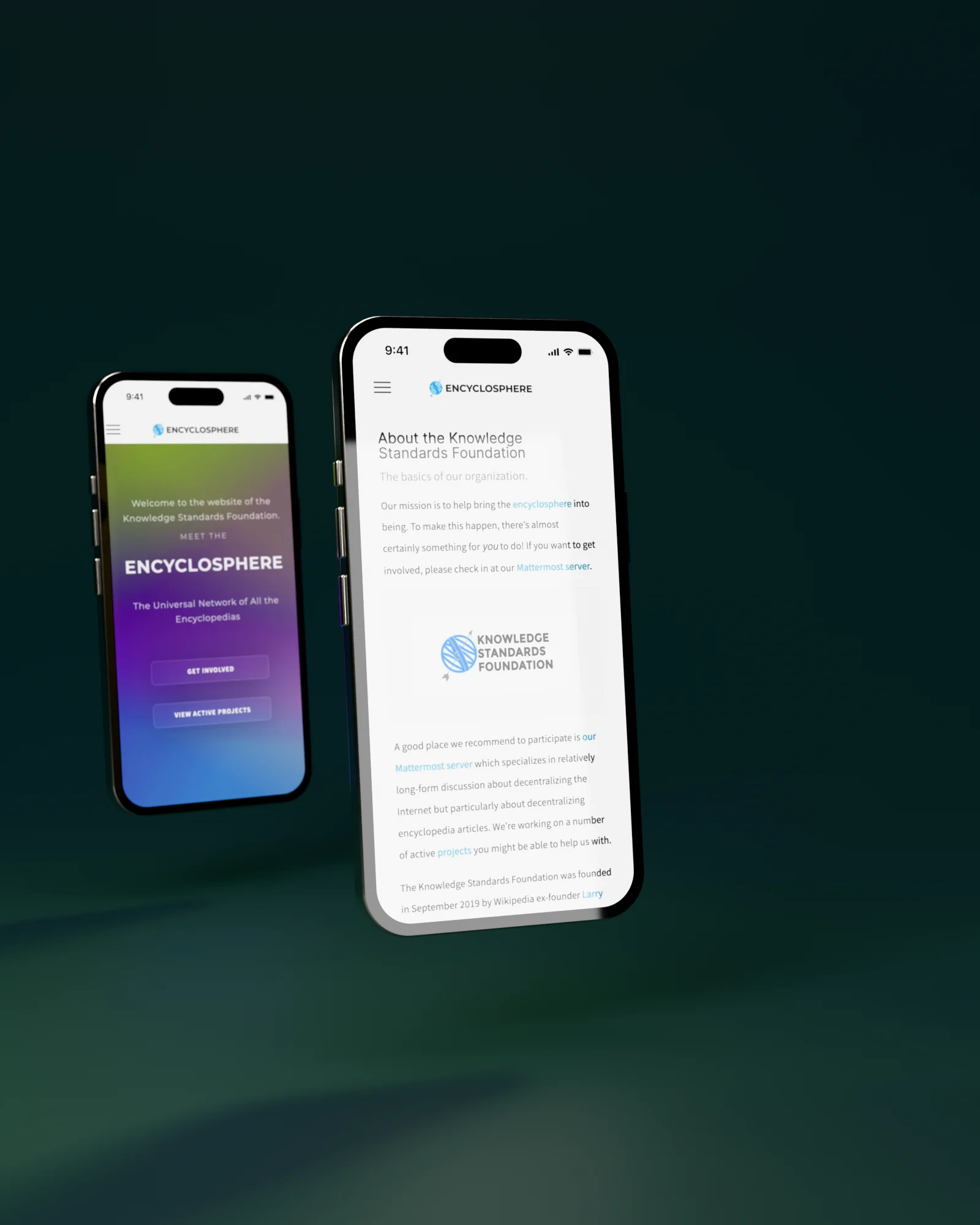 Encyclosphere, mobile-first