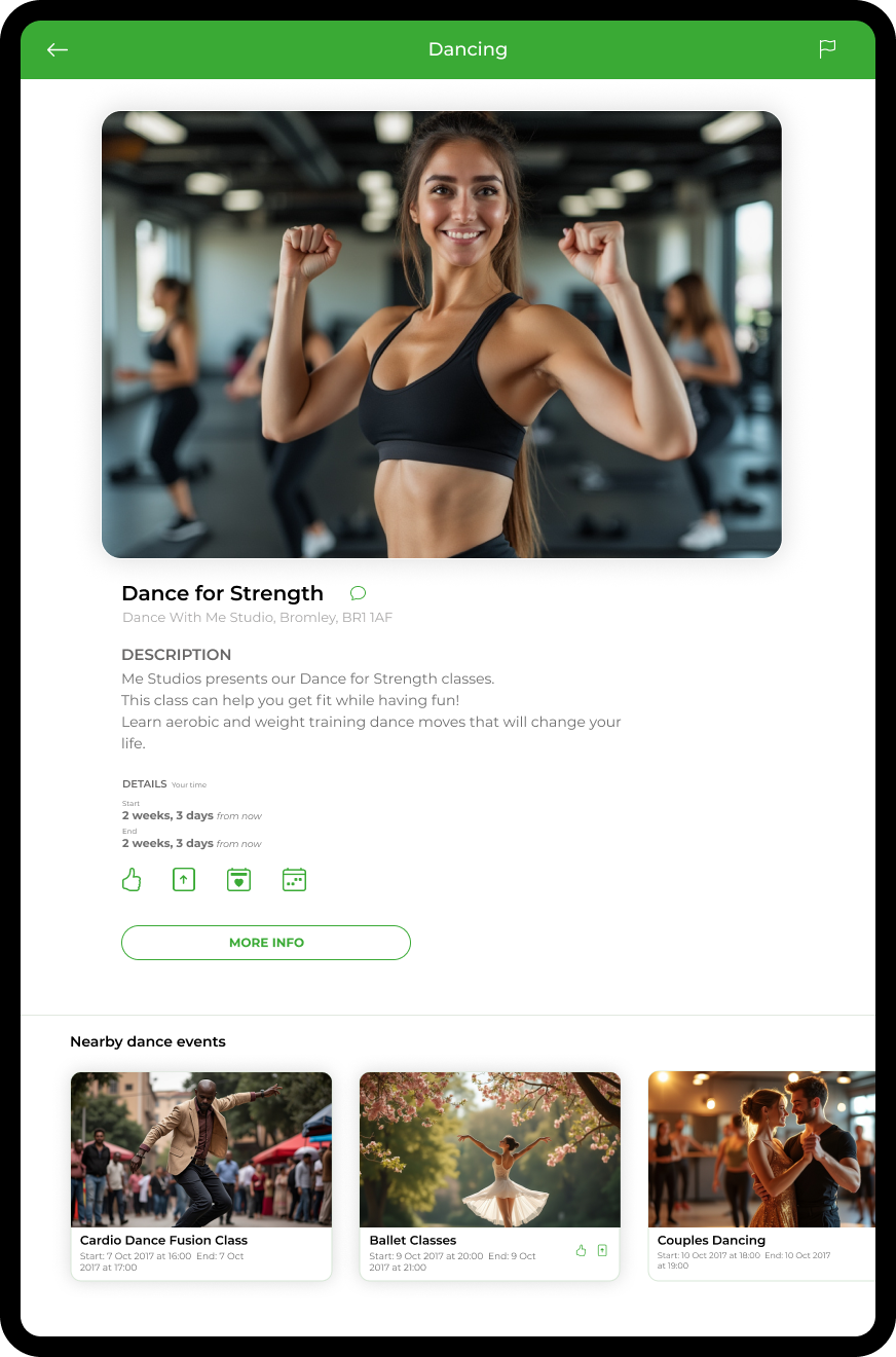 UB Fitness screenshot iPhone