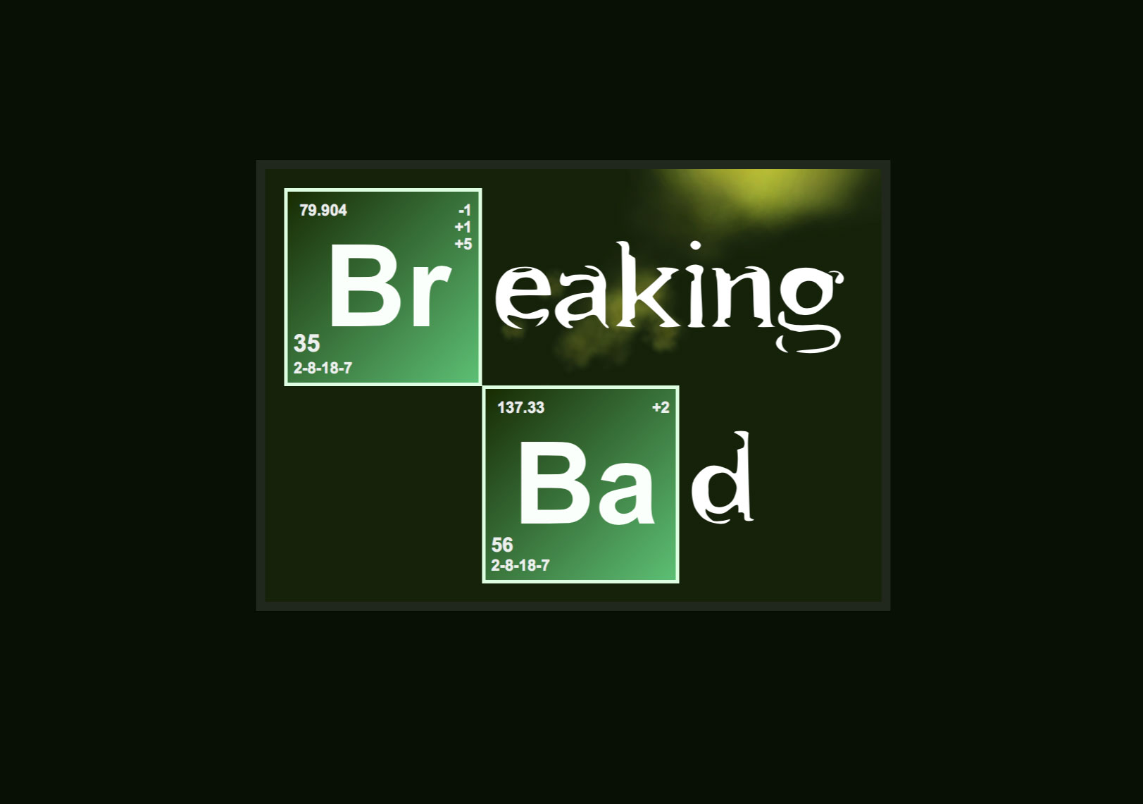 CSS Breaking Bad logo
