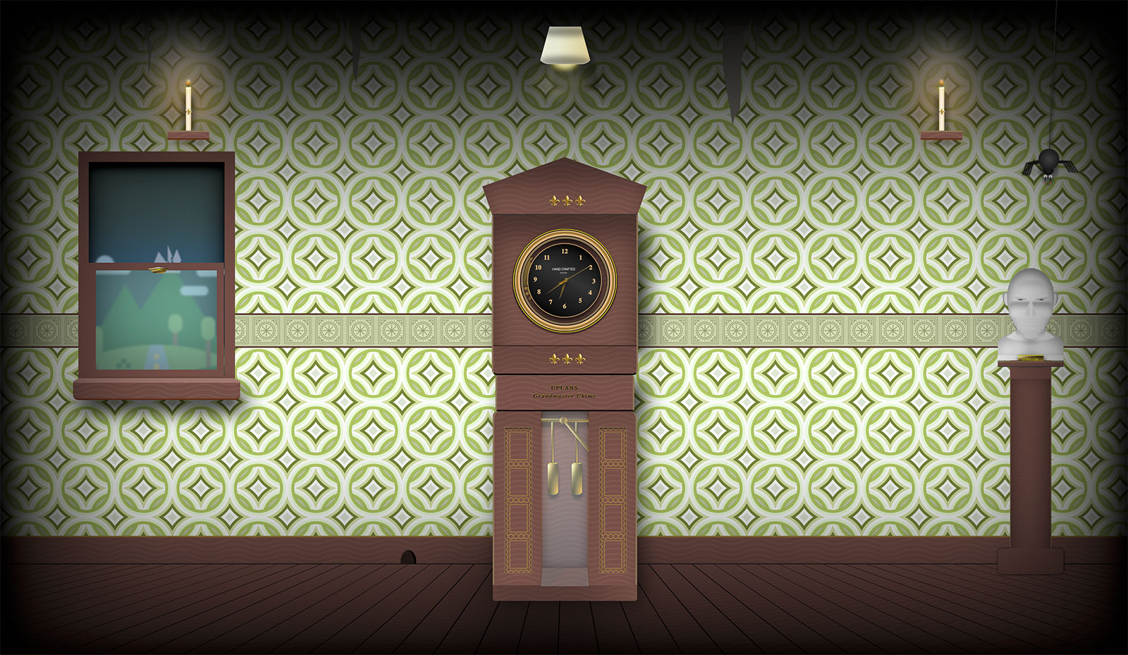 CSS Grandfather Clock