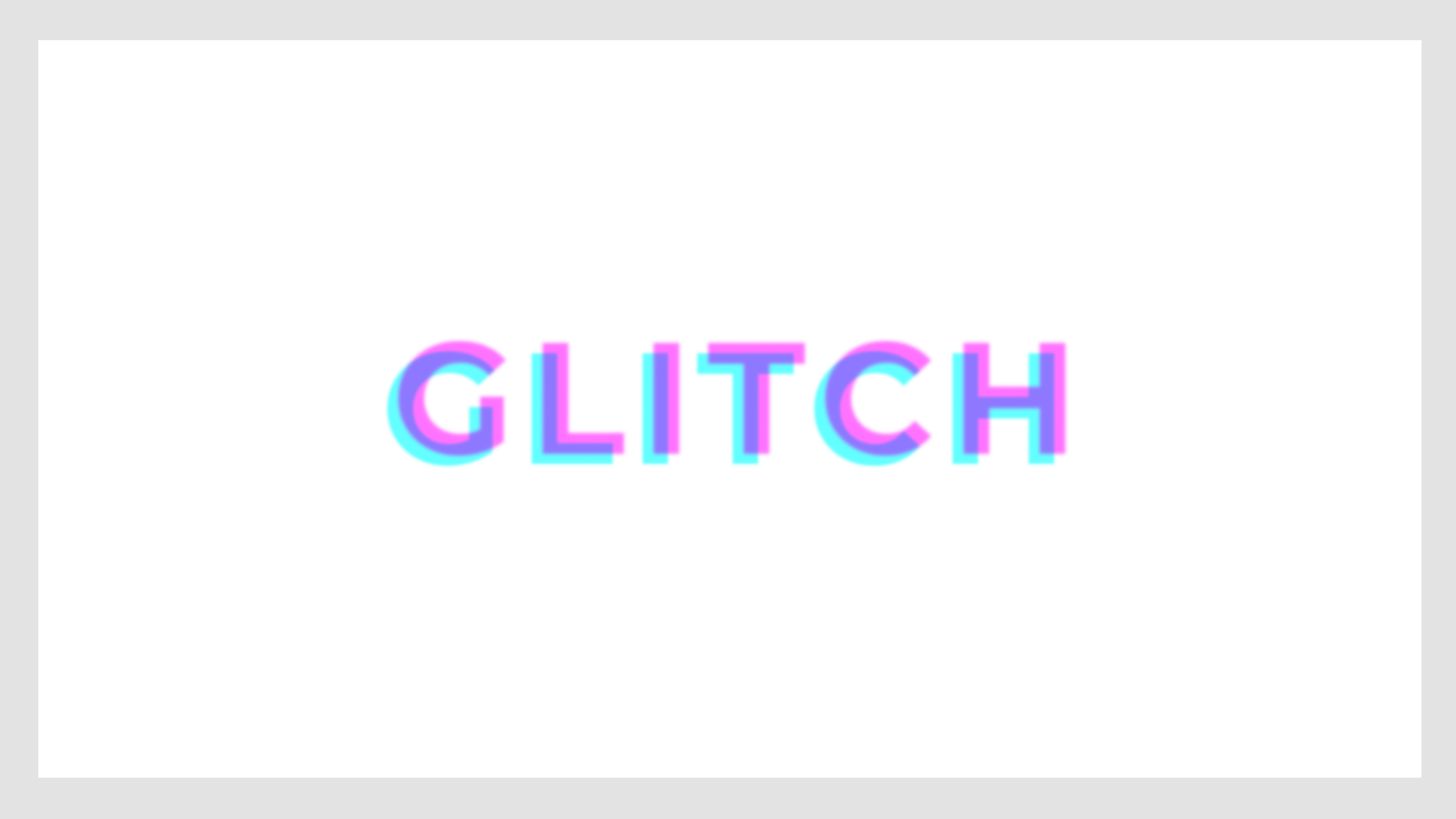 CSS Glitch Animation